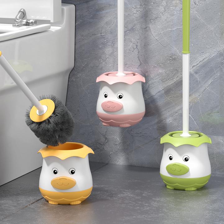 家用卫生间清洁刷壁挂式长柄马桶刷无死角洗厕所刷洁厕神器。。