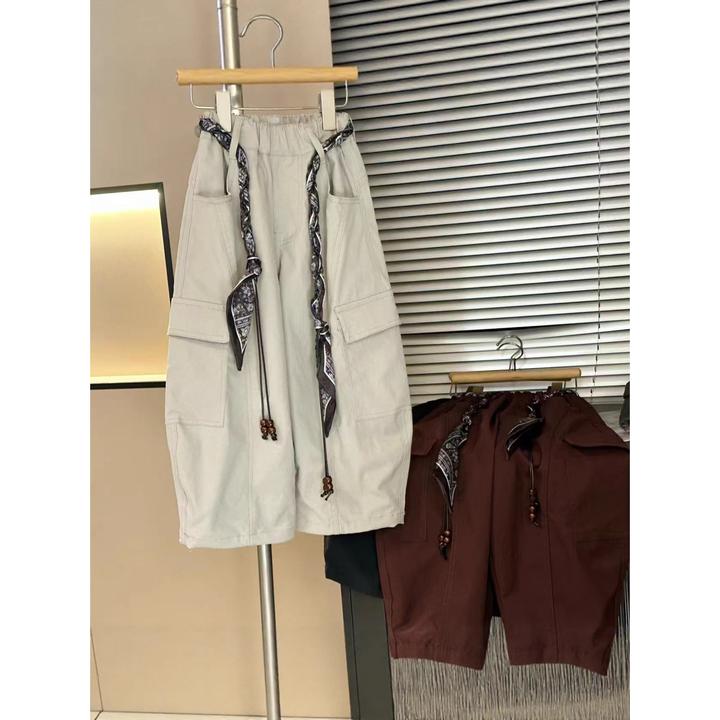 杰米熊新款儿童长裤男女韩版春秋休闲裤松紧带运动百搭宽松阔腿裤