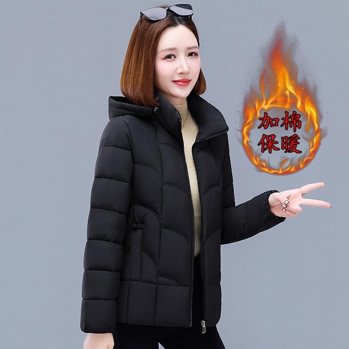 短款棉服棉衣女士冬季新款加棉加厚保暖小个子时尚妈妈装棉袄外套