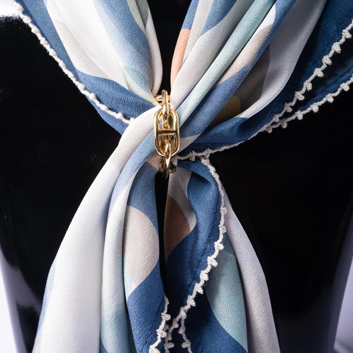 铜合金胸针 楊楊【丝巾搭档圈】百搭丝巾扣