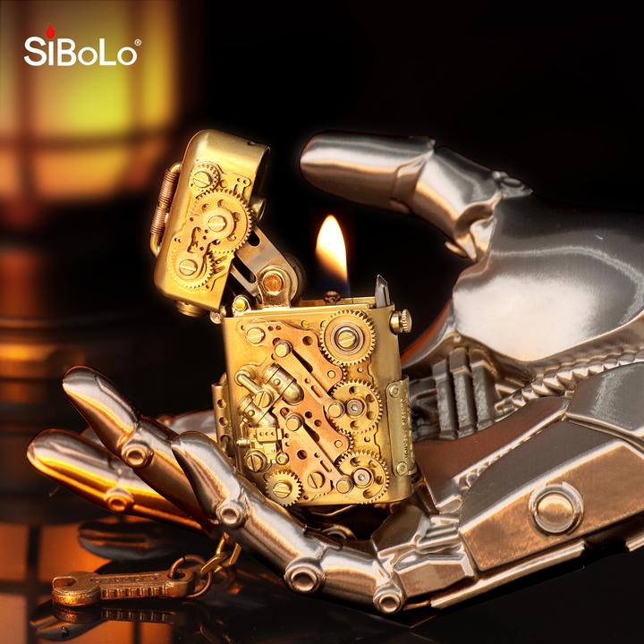 SiBoLo/仕保罗【蒸汽朋克机】原创手工奢侈品机甲打火机圣诞礼物