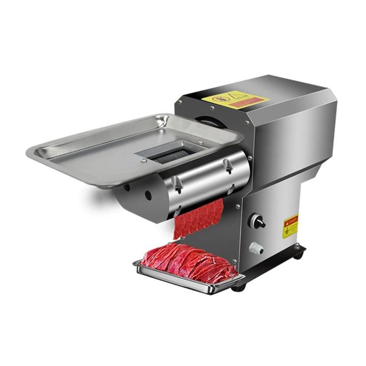 鲜肉切片机商用多功能全自动切肉机火锅店牛羊肉切片切丝一体机