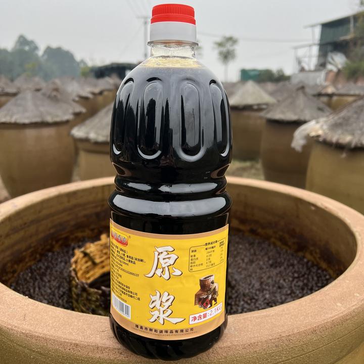 【2.1kg现打酱油】时漫香浓，传统酿造自然晒缸头道0添加，健康带回家