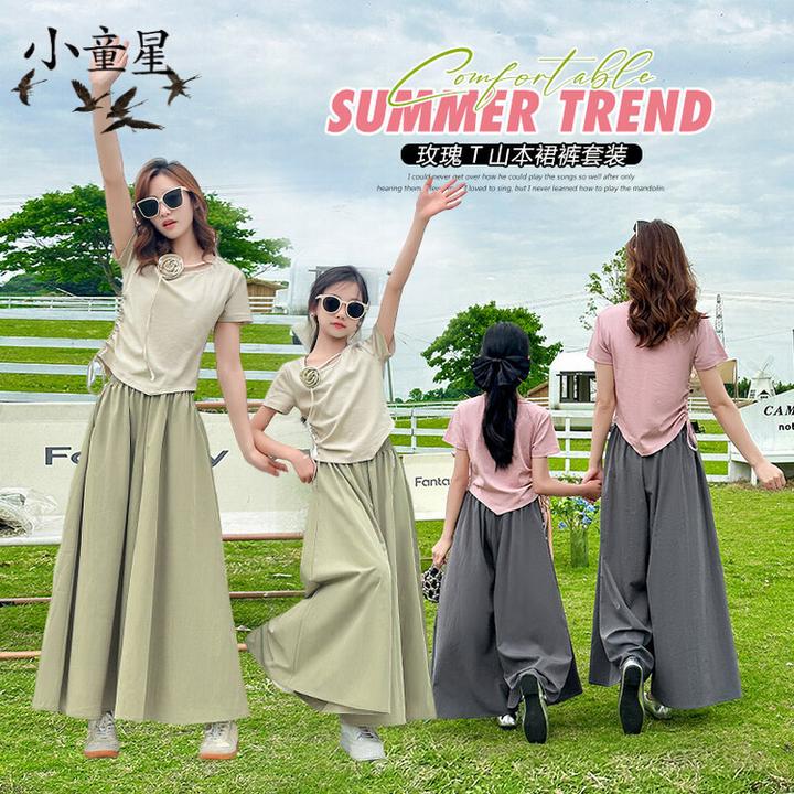 春装宝宝套头装童装儿童衣服洋气女童夏装新款爆款小女孩套装