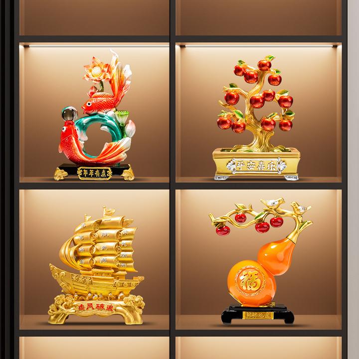 现代酒柜装饰品摆件轻奢高档客厅家居餐柜电视柜工艺礼品摆饰2025