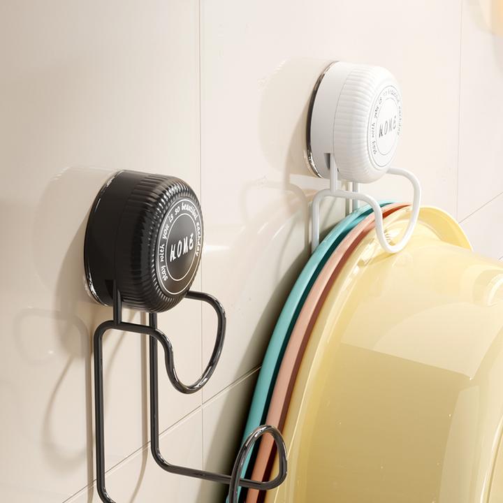 吸盘脸盆挂钩脸盆架盆收纳架卫生间置物架厕所免打孔家用挂盆神器