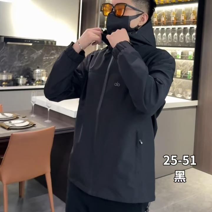 25-51男士时尚休闲连帽夹克户外潮款