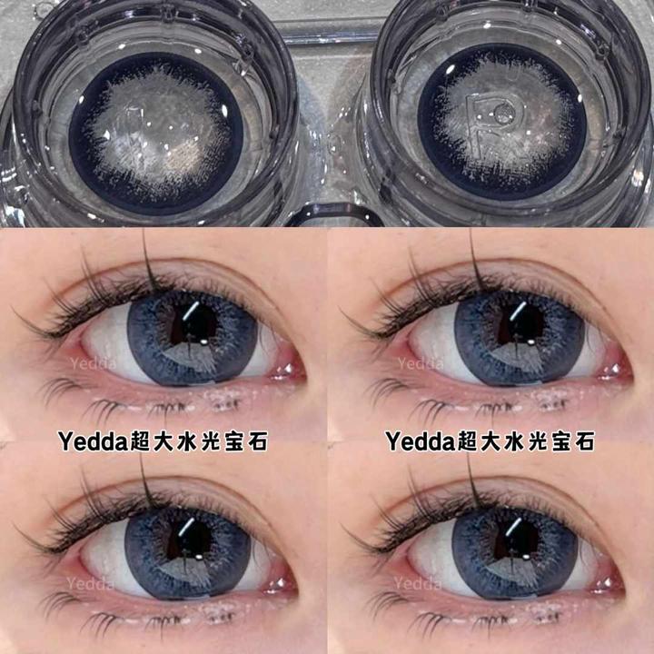 Yedda超大水光宝石 超大直径年抛不伤眼睛美瞳隐形眼镜