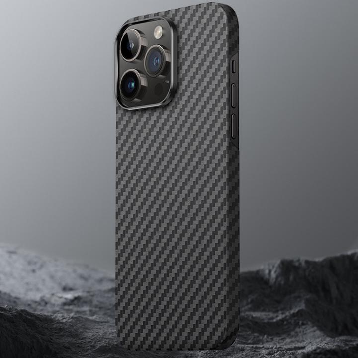 荣意基础款凯夫拉芳纶纤维手机壳适用iPhone13-16系列