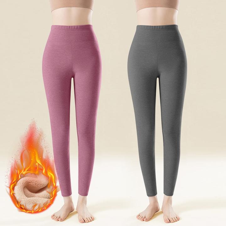 德绒款羊羔绒裤子女春秋2025新款高腰女士秋季美体打底保暖绒裤子