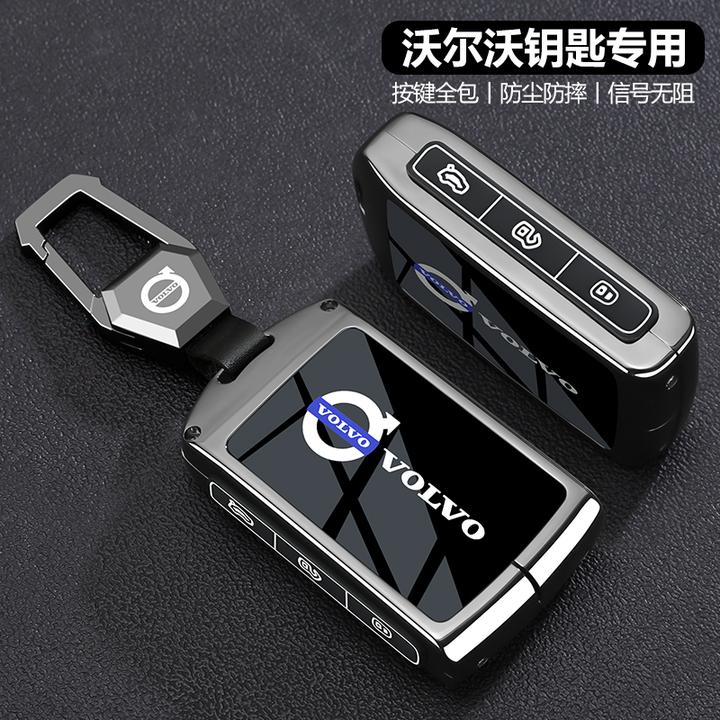 适用沃尔沃xc60钥匙套新款s60汽车s90壳xc40扣xc90包高端男女专用