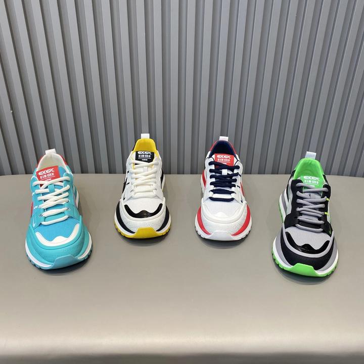 时尚休闲鞋春季潮流透气时尚阿甘鞋低帮潮鞋休闲轻质薄款运动男鞋