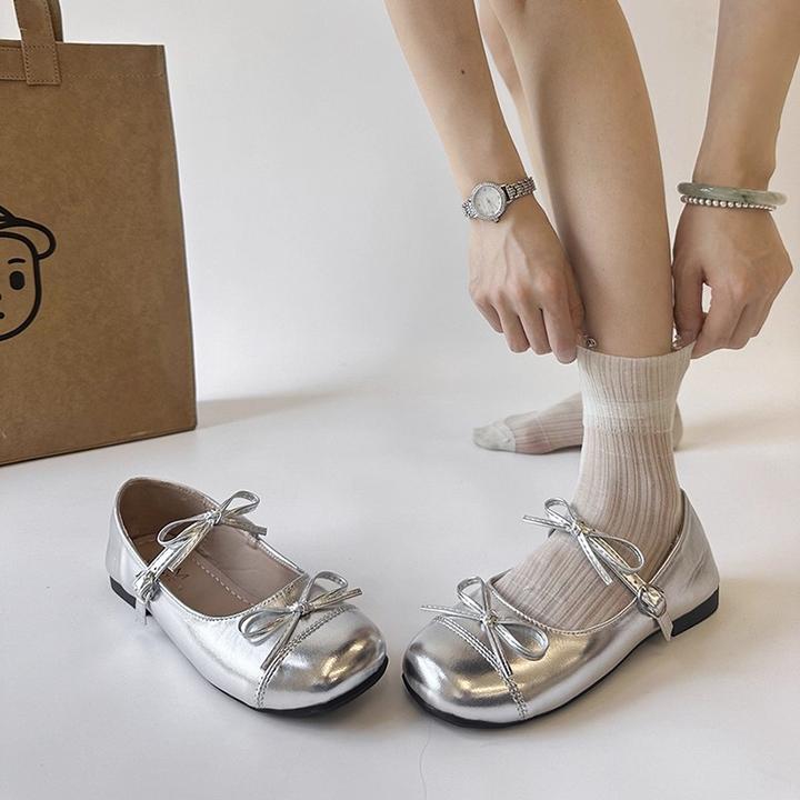【JTG&SHOES 官方】公主鞋2025秋季英伦风薄款纯色平底圆头玛丽珍