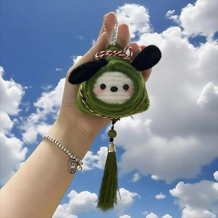 扭扭棒粽子帕恰狗手工diy材料包挂件端午节送朋友礼物一举高L829