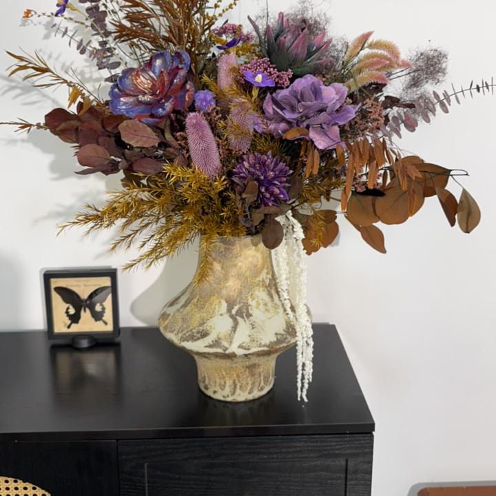 【紫韵】高级永生花永生花束永生花花束家居摆件