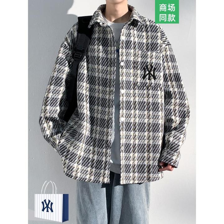 男士高端轻奢丨时尚潮流秀禾服丨格子复古夹克休闲外套男女秋冬款