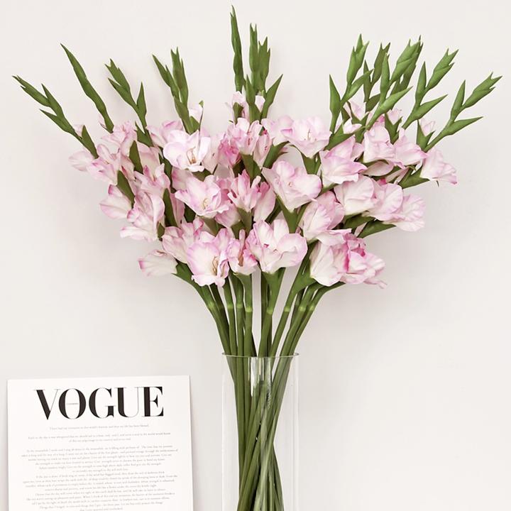 【剑兰】客厅上档次花玄关落地花电视柜花手感保湿仿真花高级感逼真