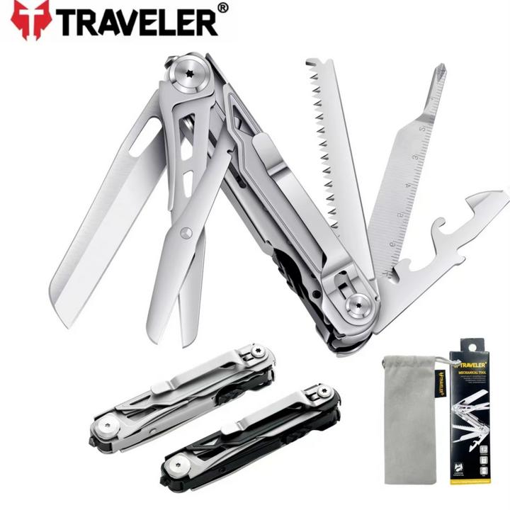 多用途折叠车载工具户外野营锯齿组合工具