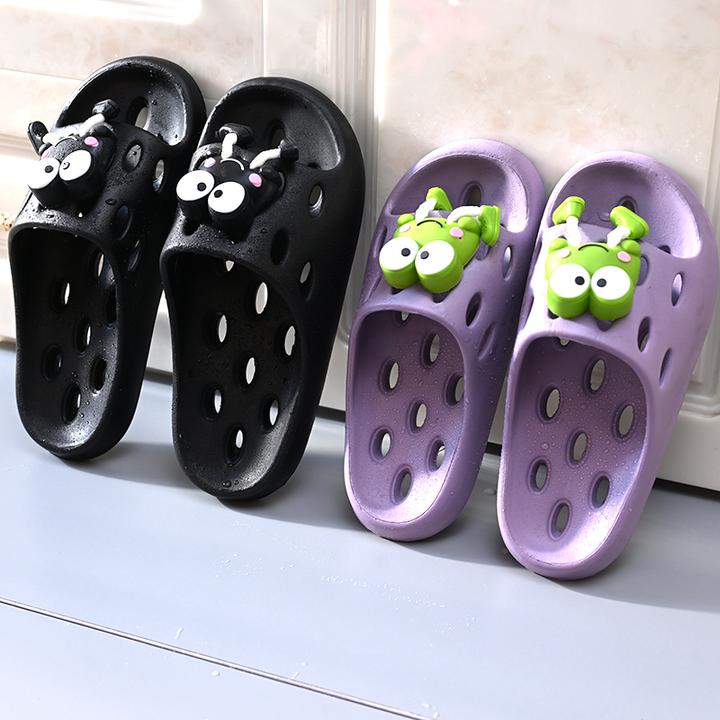 踩屎感拖鞋女2024新款EVA室内居家洗澡防滑浴室漏水速干凉拖鞋夏