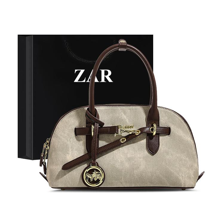 ZAR&RUILR/查瑞娜保龄球包包女士小众时尚单肩包百搭大容量斜挎包