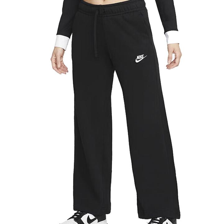 NIKE耐克女子AS W NSW CLUB FLC MR PANT WIDE针织长裤FB2728-010