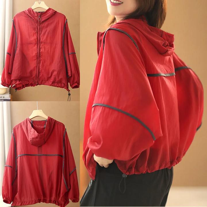 防晒衣夏季冰丝透气轻薄宽松休闲户外海边单层防晒服外套超薄