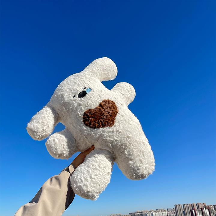 卡通公仔可爱狗狗欢乐女生小狗可爱柔软靠垫生日礼物毛绒玩具玩偶