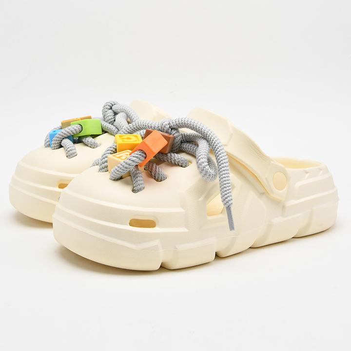 洞洞鞋男款原创积木2024新款踩屎感外穿情侣防滑夏季拖鞋男生凉鞋