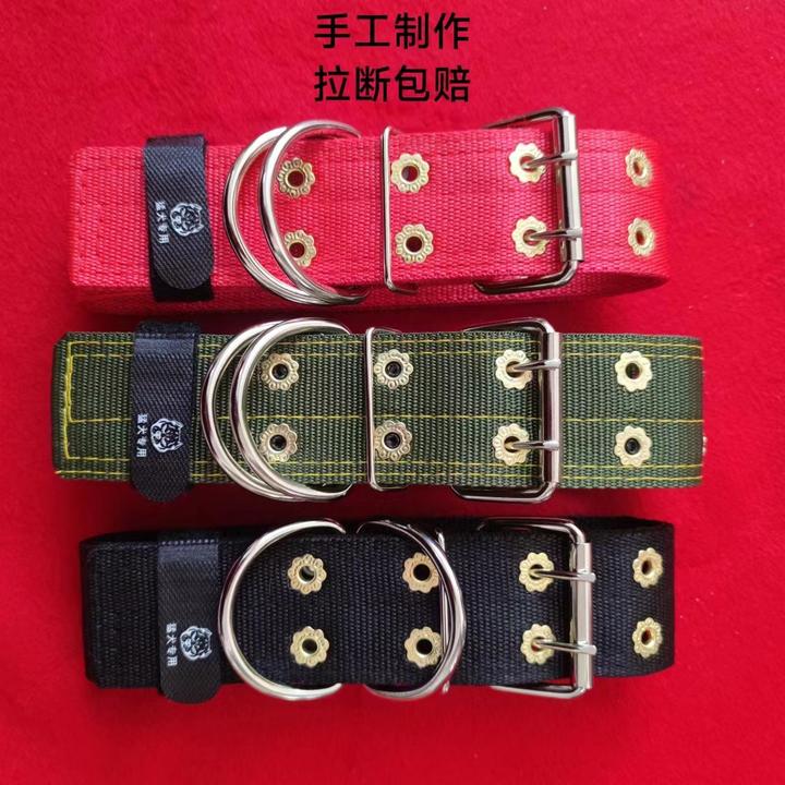 纯手工猛犬比特犬用品装备宠物狗中大型狗加固精致脖圈项圈包邮
