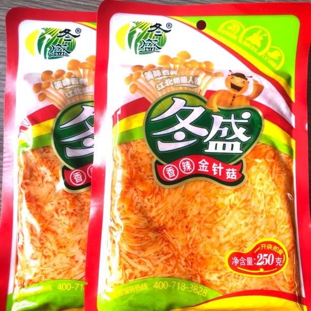DONGSHENG/冬盛香辣金针菇经典美味麻辣健康营养即食冬盛金针菇