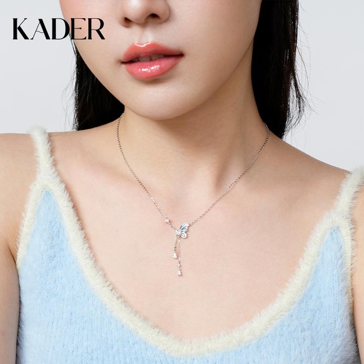 KADER/卡蒂罗 坠链均925银 星夜蝴蝶项链女时尚轻奢小众生日礼物