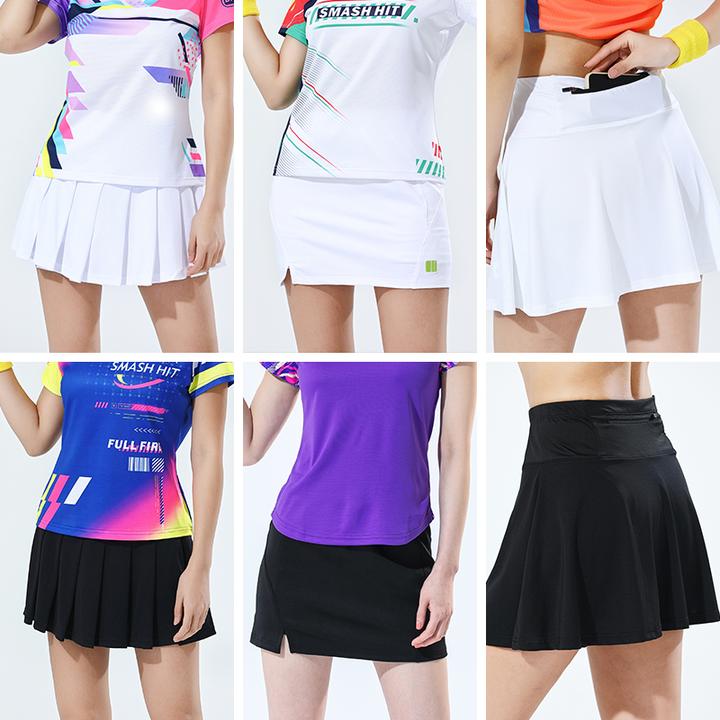 单双号3012运动跑步裙裤速干网球裙裤半身短裙透气假两件防走光