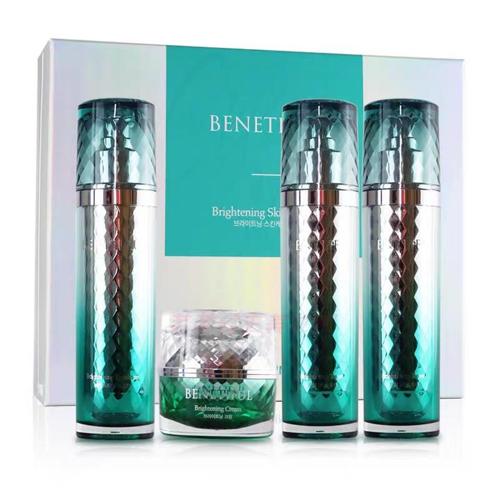 上海维娜化妆品套装专柜正品蓓霓芬晶透沁润护肤套盒四件套