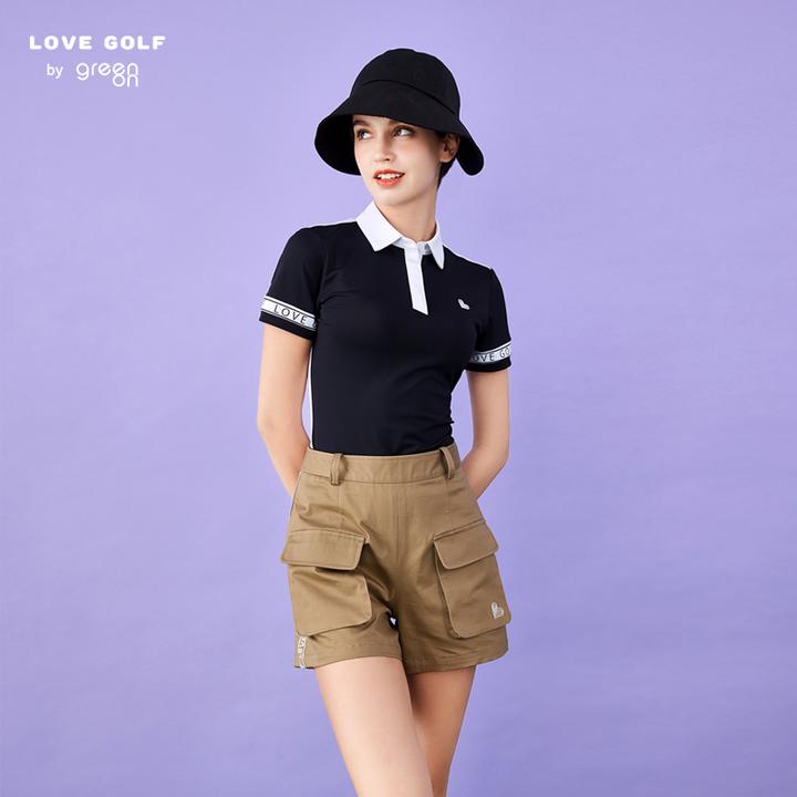 高尔夫服装短袖T恤时尚夏季白色新款上衣速干服高尔夫服装女款