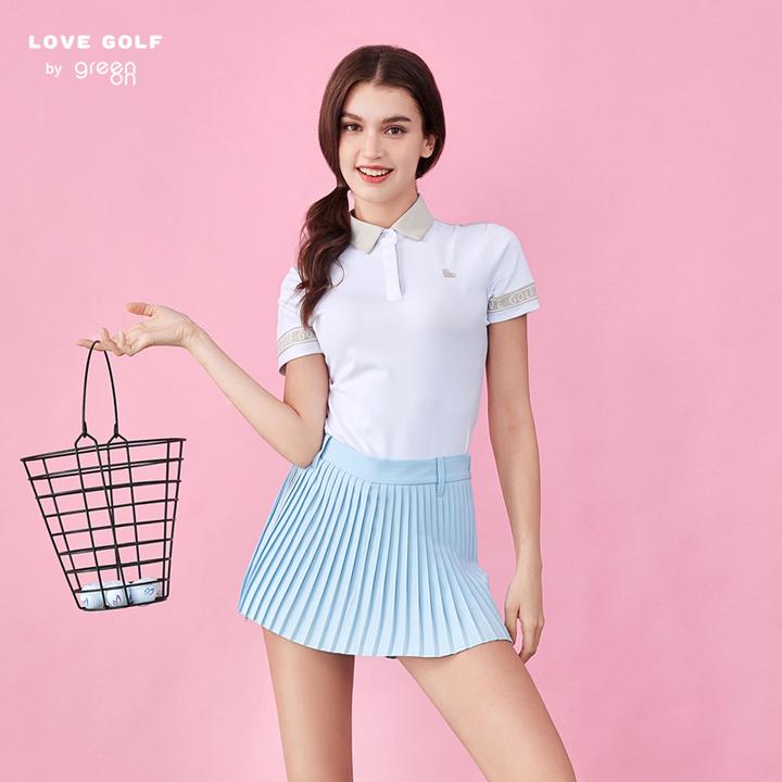 高尔夫服装短袖T恤时尚夏季白色新款上衣速干服高尔夫服装女款