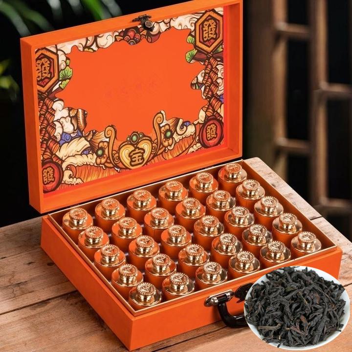 大红袍茶叶礼盒装武夷山原产传承产品肉桂岩茶罐装过节礼品茶送礼