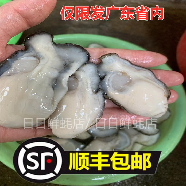 潮汕生蚝肉去壳鲜活广东牡蛎肉现剥水产品1斤装烧烤海蛎顺丰包邮