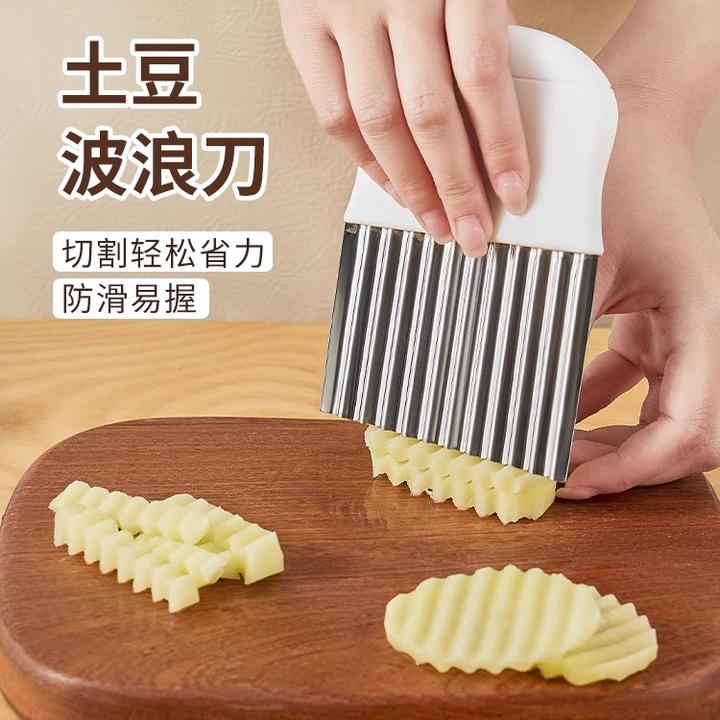 切波浪形土豆波浪刀神器洋芋薯格刀厨房琅琊狼牙土豆刀具切花器