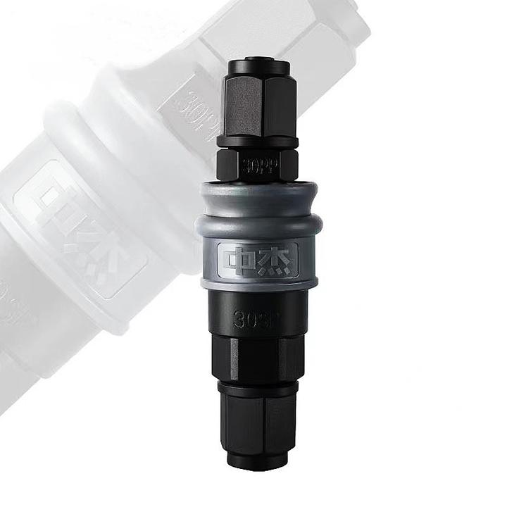 中杰气动接头自锁塑钢5X8分大头SM20适用气管空压机快接气泵接头