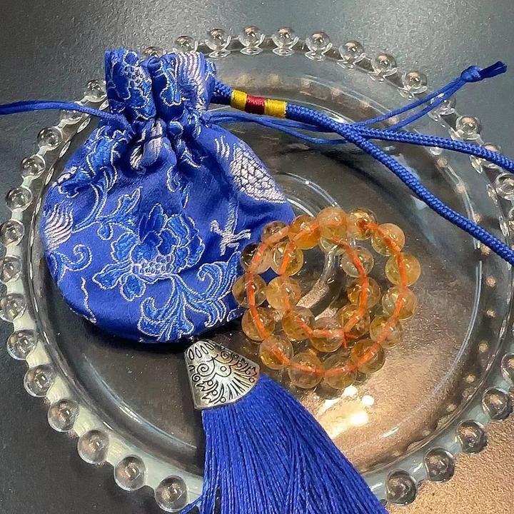 非金属仿水晶手链 ［黄多多］均码