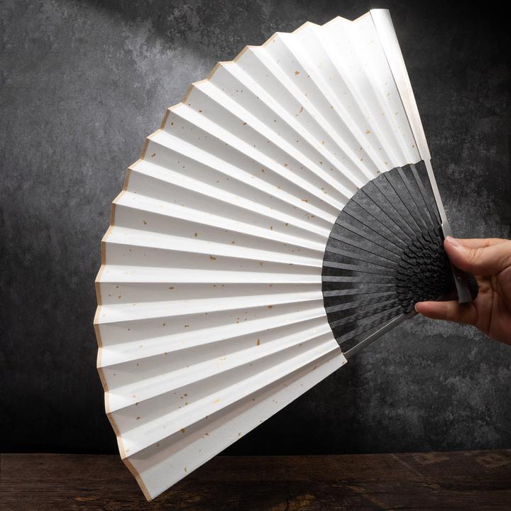 费戈问道古琴方钛扇钛合金折扇武侠中国风高档送礼礼物防身武器