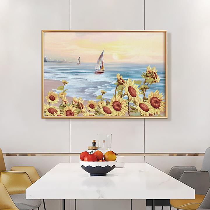 现代简约客厅风景画装饰画沙发背景墙挂画餐厅卧室床头小清新壁画