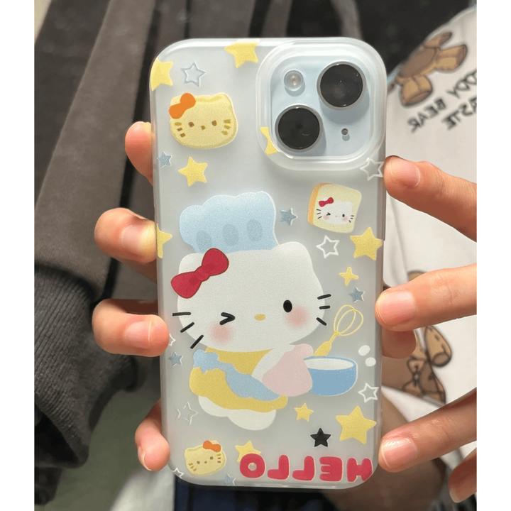 欧克里里面包师凯蒂亲肤适用苹果15/16手机壳iPhone13/14软12壳11