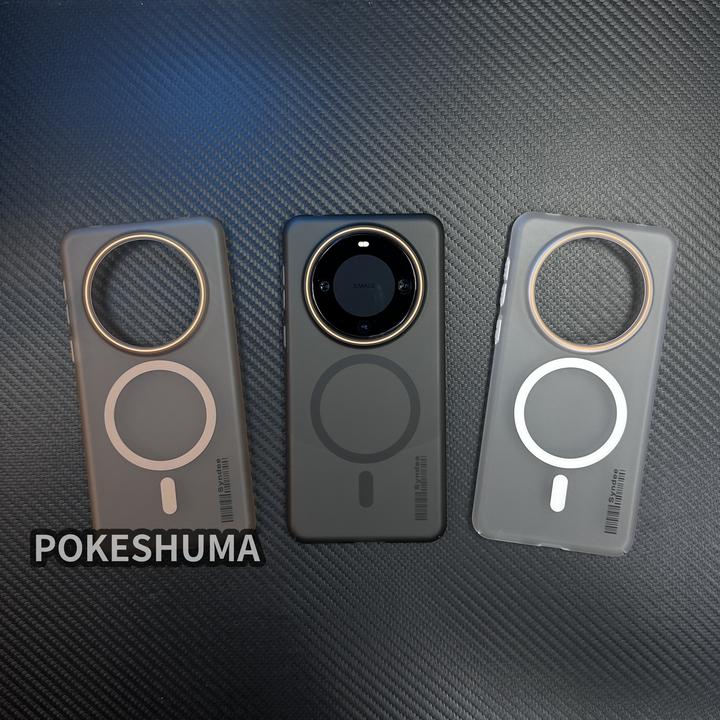 条码磨砂肤感磁吸轻薄适用华为mate70pro/60/pura80pro半透手机壳