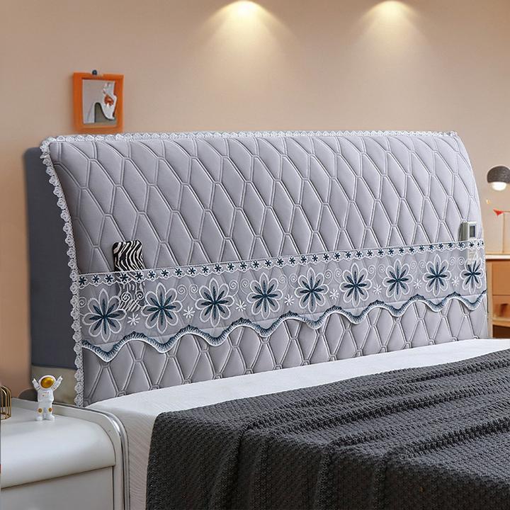 床头套罩全包床头罩床头套加厚夹棉软包加高可拆洗保护简约套罩