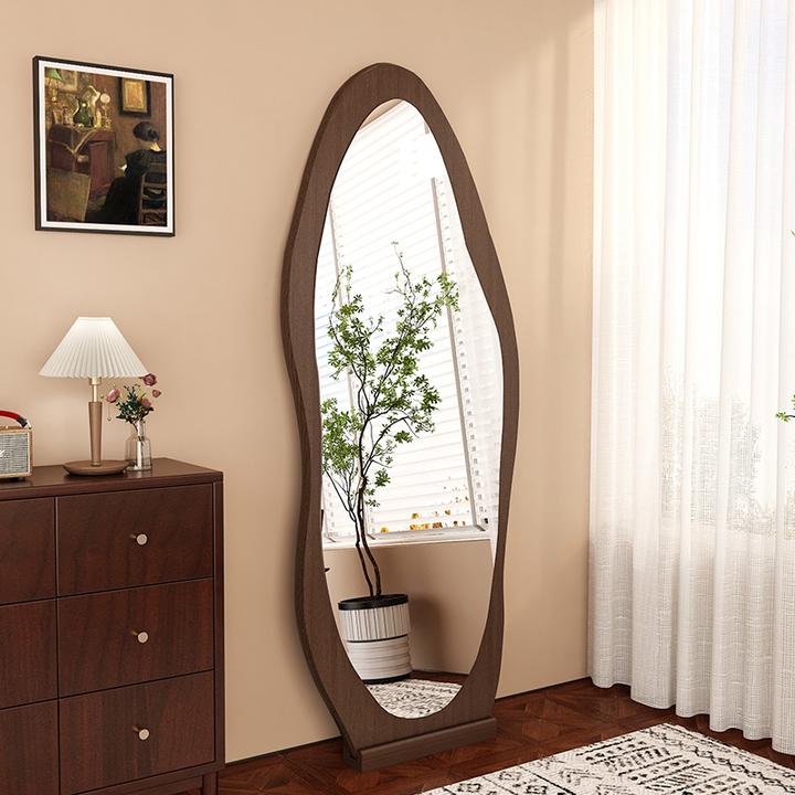 中古全身镜家用落地镜网红异形镜壁挂高清穿衣镜女生卧室试衣镜子