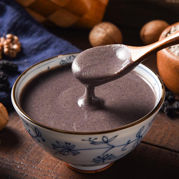 【二袋送瑶瑶杯】隆嘉盛燕窝银耳黑芝麻糊即食冲饮300克/袋醇香浓郁