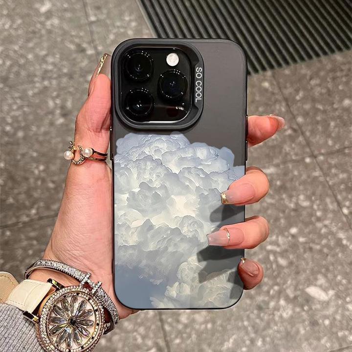 高级感梦幻云朵iPhone15_14promax手机壳新款11苹果13软硅胶12 XS