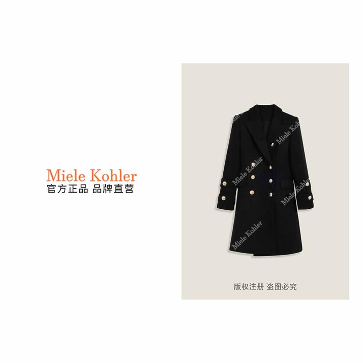 冬季法式高级感减龄气质绵羊毛女外套 MKKQ88523【澳门小源同款】