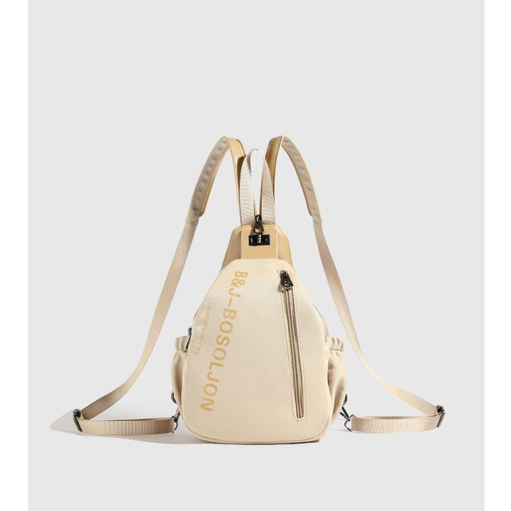 2025品牌时尚新款双肩胸包双背斜跨手提包包多功秋季洋气男女同款